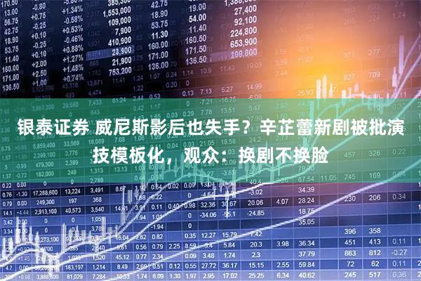 银泰证券 威尼斯影后也失手？辛芷蕾新剧被批演技模板化，观众：换剧不换脸